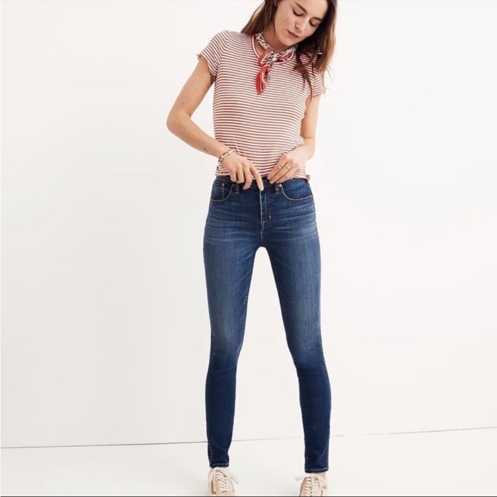 Madewell Skinny Jeans Dark Wash